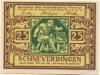 Schneverdingen - Sparkasse - 25.2.1921 - Ende 1922 - 25 Pfennig 