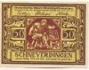 Schneverdingen - Sparkasse - 25.2.1921 - Ende 1922 - 50 Pfennig 