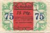 Schobüll (heute: Husum) - Gemeinde - 1.6.1921 - 75 Pfennig 