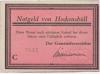 Schobüll-Hockensbüll (heute: Husum) - (Teil-)Gemeinde - -- - 50 Pfennig 