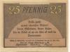 Schönberg - Stadt - - 31.5.1922 - 25 Pfennig 
