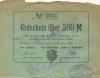 Schöneck - Stadtrat und Stadthaupt-, Spar- und Girokasse - 8.9.1922 - 500 Mark 