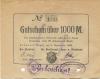 Schöneck - Stadtrat und Stadthaupt-, Spar- und Girokasse - 8.9.1922 - 1000 Mark 