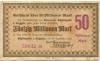 Schönheide - Gemeinde - 29.9.1923 - 50 Millionen Mark 