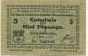 Schwabmünchen - Marktgemeinde - 1.3.1917 - 5 Pfennig