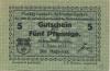 Schwabmünchen - Marktgemeinde - 1.3.1917 - 5 Pfennig 