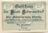 Schwanebeck - Stadt - Januar 1919 - 25 Pfennig 