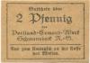 Schwanebeck - Portland-Cement-Werk AG -  -- - 2 Pfennig 