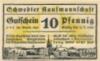 Schwedt - Schwedter Kaufmannschaft - - 1.7.1922 - 10 Pfennig 