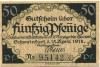 Schweinfurt - Stadt - 15.4.1918 - 1.7.1919 - 50 Pfennig 