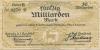 Sebnitz - Stadt - 1.11.1923 - 50 Milliarden Mark 