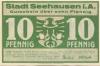 Seehausen - Stadt - 5.2.1921 - 10 Pfennig 