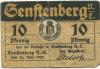 Senftenberg - Stadt - 24.6.1920 - 31.12.1921 - 10 Pfennig 