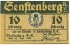 Senftenberg - Stadt - 24.6.1920 - 31.12.1921 - 10 Pfennig 