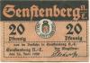 Senftenberg - Stadt - 24.6.1920 - 31.12.1921 - 20 Pfennig 