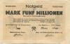 Siegen - Kreis, Stadt, Handelskammer und Berg- und Hüttenmännischer Verein eV - 24.8.1923 - 5 Millionen Mark
