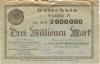 Siegmar (heute: Chemnitz) - Elitewerke AG - Abteilung Diamantwerke - 10.8.1923 - 31.8.1923 - 3 Millionen Mark 