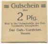 Siemianowitz (heute: PL-Siemianowice Slaskie) - Georgshütte, Gutsvorstand Verkaufsstelle - -- - 2 Pfennig