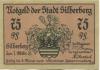 Silberberg (heute: PL-Stoszowice) - Stadt - 1.10.1921 - 75 Pfennig