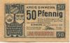 Simmern - Kreis - 1.9.1918 - 50 Pfennig 