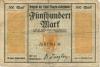 Singen - Stadt - 15.10.1922 - 500 Mark 