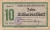 Singen - Stadt - 24.10.1923 - 10 Milliarden Mark 