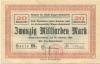 Singen - Stadt - 29.10.1923 - 20 Milliarden Mark 