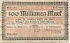 Sodingen (heute: Herne) - Amt - 1.10.1923 - 100 Millionen Mark 