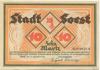 Soest - Stadt - 11.11.1922 - 10 Mark 