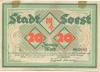 Soest - Stadt - 11.11.1922 - 20 Mark 