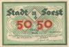 Soest - Stadt - 11.11.1922 - 50 Mark 
