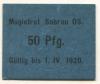 Sohrau (heute: PL-Zory) - Stadt - - 1.4.1920 - 50 Pfennig