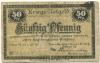 Soltau - Spar- Darlehns-Verein eGmbH - 1.7.1917 - 31.12.1918 - 50 Pfennig