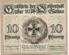 Soltau - Spar- Darlehns-Verein eGmbH - 1.10.1919 - Ende 1920 - 10 Pfennig