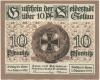 Soltau - Spar- Darlehns-Verein eGmbH - 1.10.1919 - Ende 1920 - 10 Pfennig