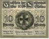 Soltau - Spar- Darlehns-Verein eGmbH - 1.1.1921 - Ende 1922 - 10 Pfennig