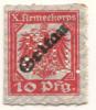 Soltau - X.Armeekorps, Gefangenenlager - -- - 10 Pfennig 