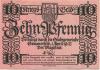 Sommerfeld (heute: PL-Lubsko) - Stadt - 1.4.1917 - 10 Pfennig 