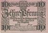 Sommerfeld (heute: PL-Lubsko) - Stadt - 1.4.1920 - 10 Pfennig 