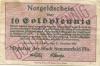 Sommerfeld (heute: PL-Lubsko) - Stadt - 31.10.1923 - 10 Gold-Pfennig 