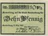 Sonderburg (heute: DK-Sønderborg) - Stadt - 15.5.1917 - 10 Pfennig 