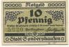Sondershausen - Stadt - 1921 - 10 Pfennig 