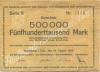 Sonneberg - Kreis und Stadt - 15.8.1923 - 500000 Mark 