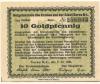 Sorau (heute: PL-Zary) - Kreis und Stadt - 7.11.1923 - 10 Gold-Pfennig 