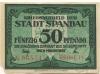Spandau (heute: Berlin) - Stadt - - 30.9.1917 - 50 Pfennig 