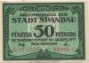 Spandau (heute: Berlin) - Stadt - - 30.9.1918 - 50 Pfennig 