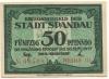 Spandau (heute: Berlin) - Stadt - - 31.3.1919 - 50 Pfennig 