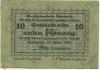 Sparneck - Marktgemeinde - 27.3.1917 - 10 Pfennig 