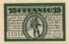 Speicher - Gemeinde - 1.9.1920 - 25 Pfennig 