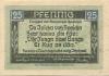 Speicher - Gemeinde - 1.7.1921 - 25 Pfennig 